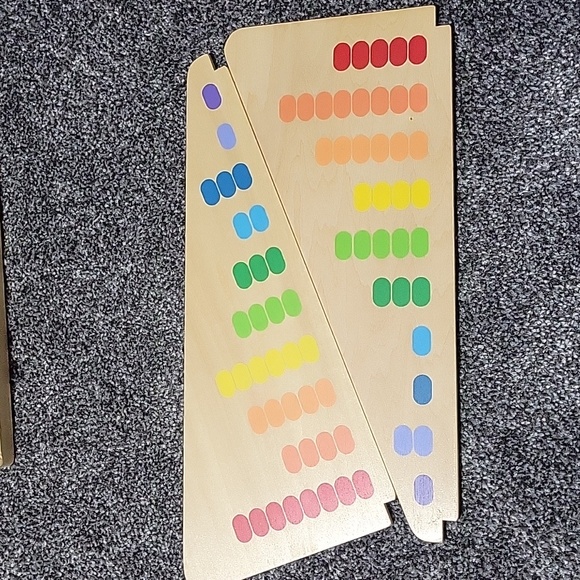 Melissa & Doug Add & Subtract Abacus - Educational Toy With 55 Colorful Beads - Picture 4 of 4